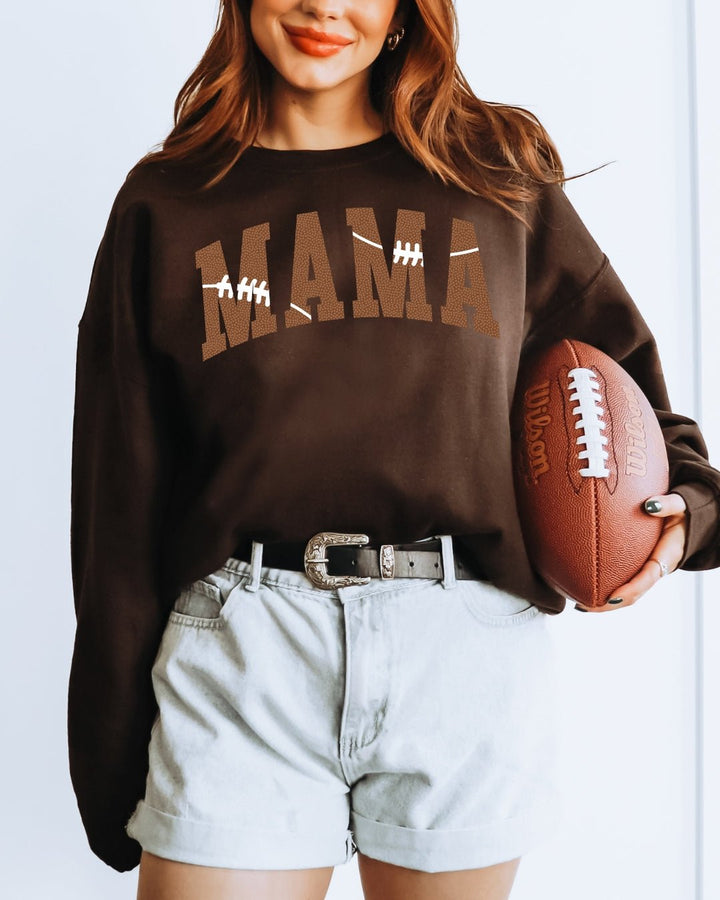 MAMA Football Print Sweatshirt