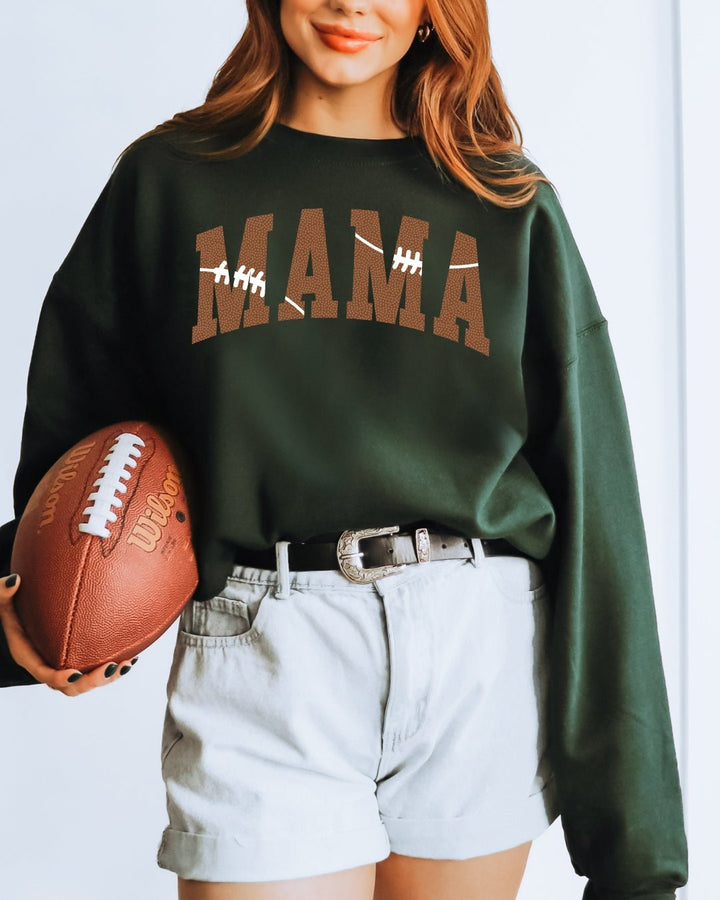 MAMA Football Print Sweatshirt