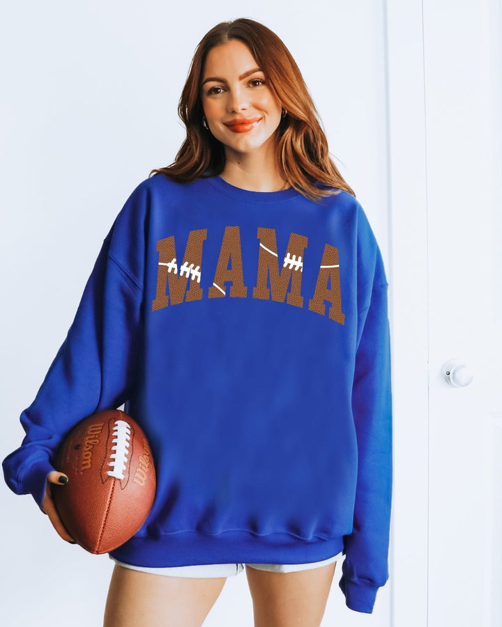 MAMA Football Print Sweatshirt