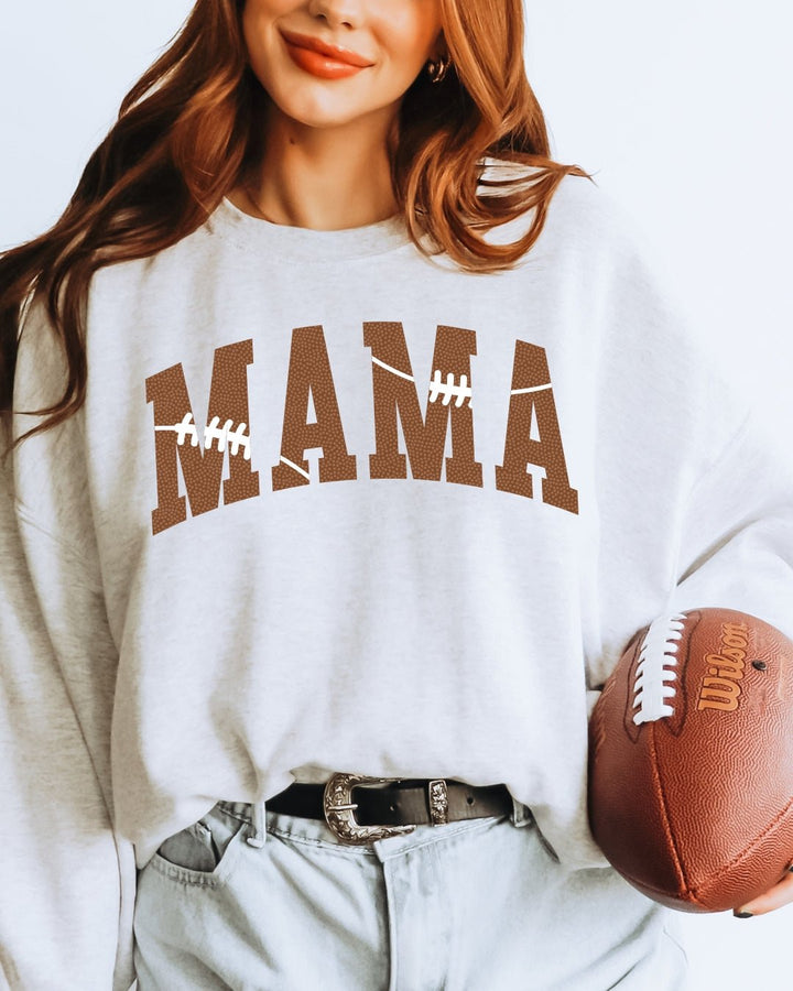 MAMA Football Print Sweatshirt