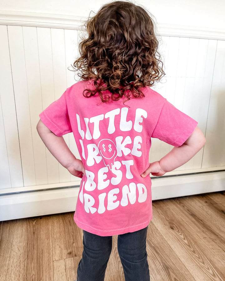 Little Broke Best Friend Kid's Tee - Crunchberry