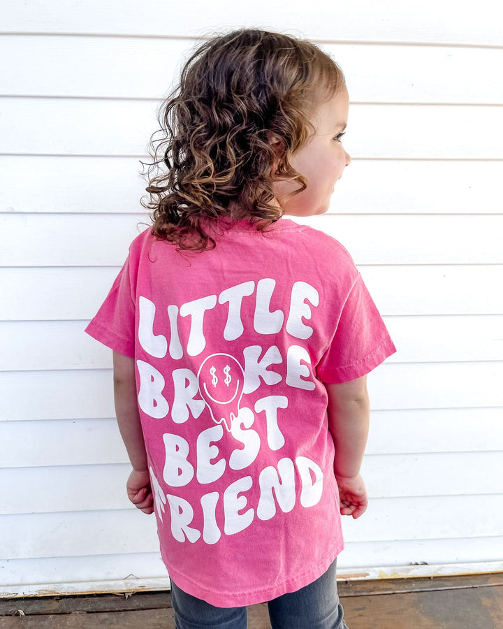 Little Broke Best Friend Kid's Tee - Crunchberry