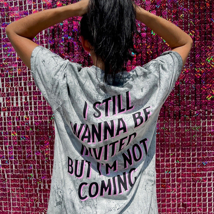 I Wanna Be Invited Colorblast Tee