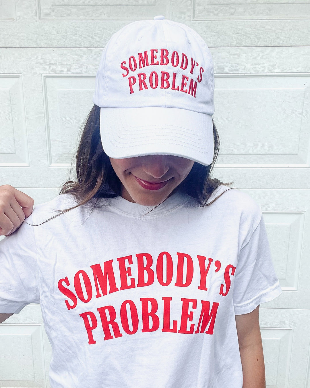 Somebody's Problem Embroidered Baseball Cap