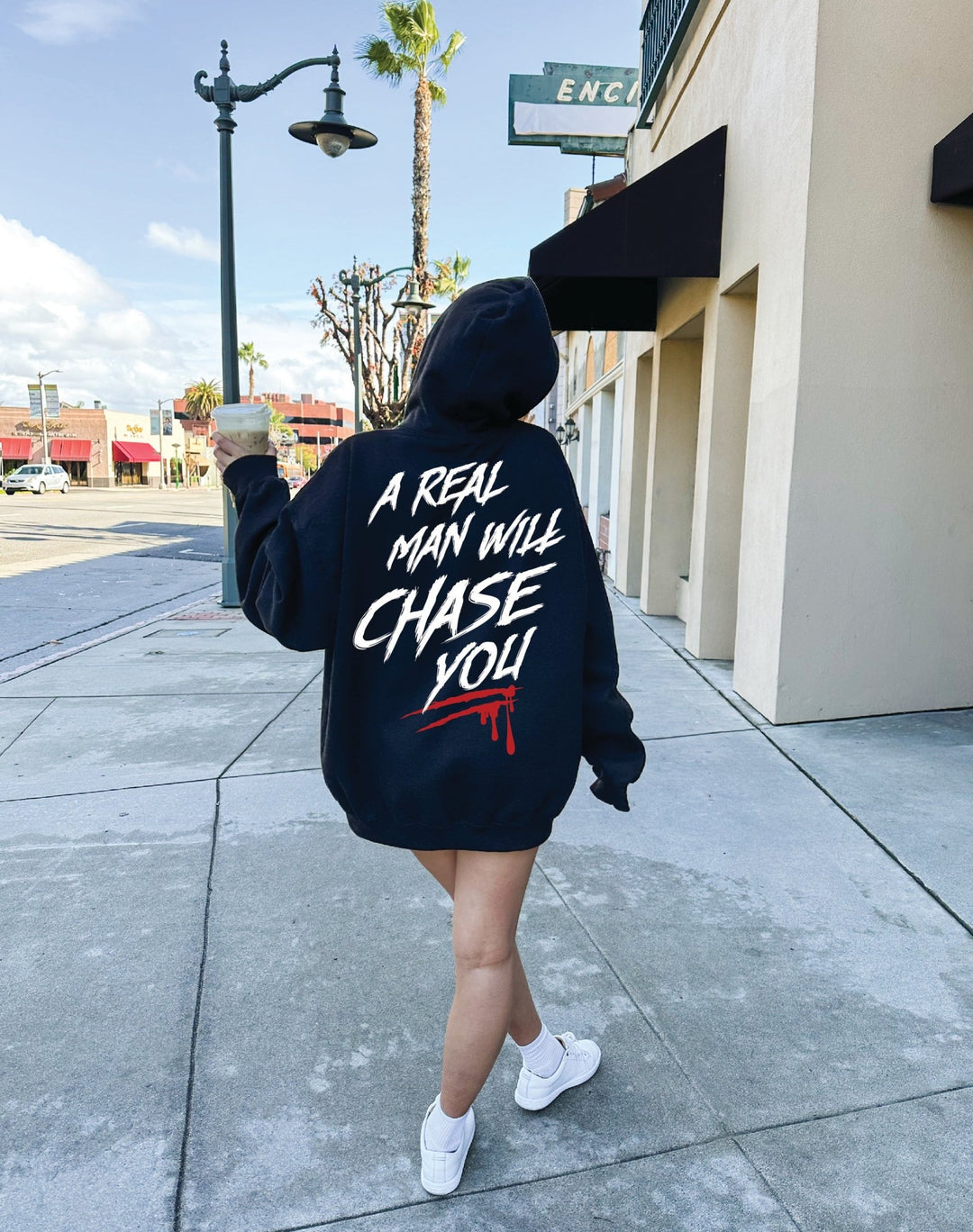 A Real Man Will Chase You Hoodie