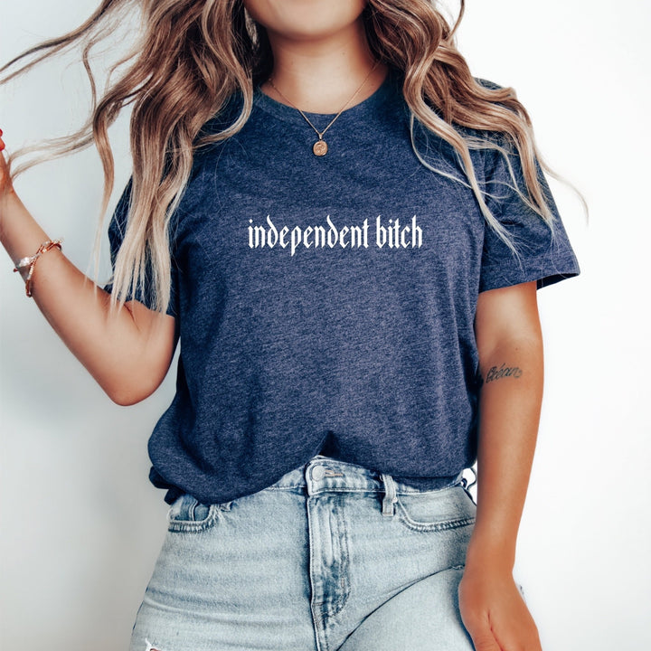 Independent Bitch Tee - Navy