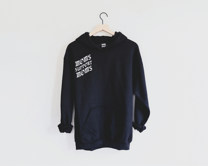 Support Your Local Mom Gang Hoodie - Black