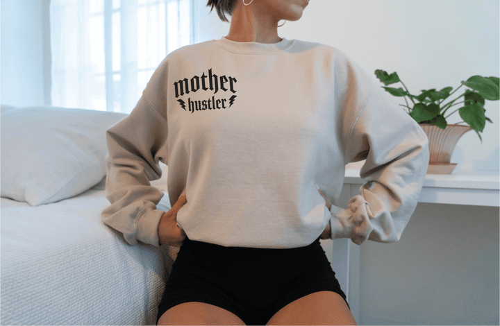 Mother Hustler Leopard Sweatshirt