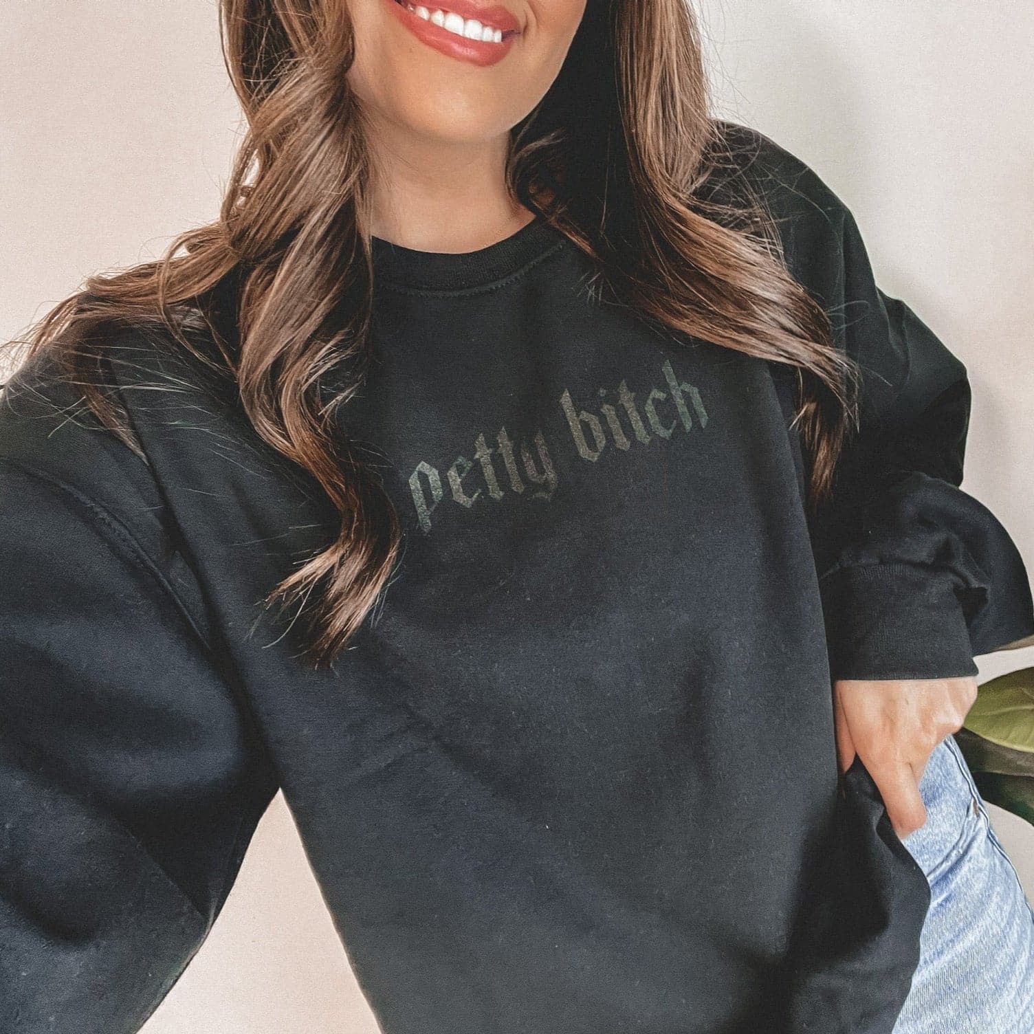 Petty Bitch Tonal Sweatshirt – Sweetees