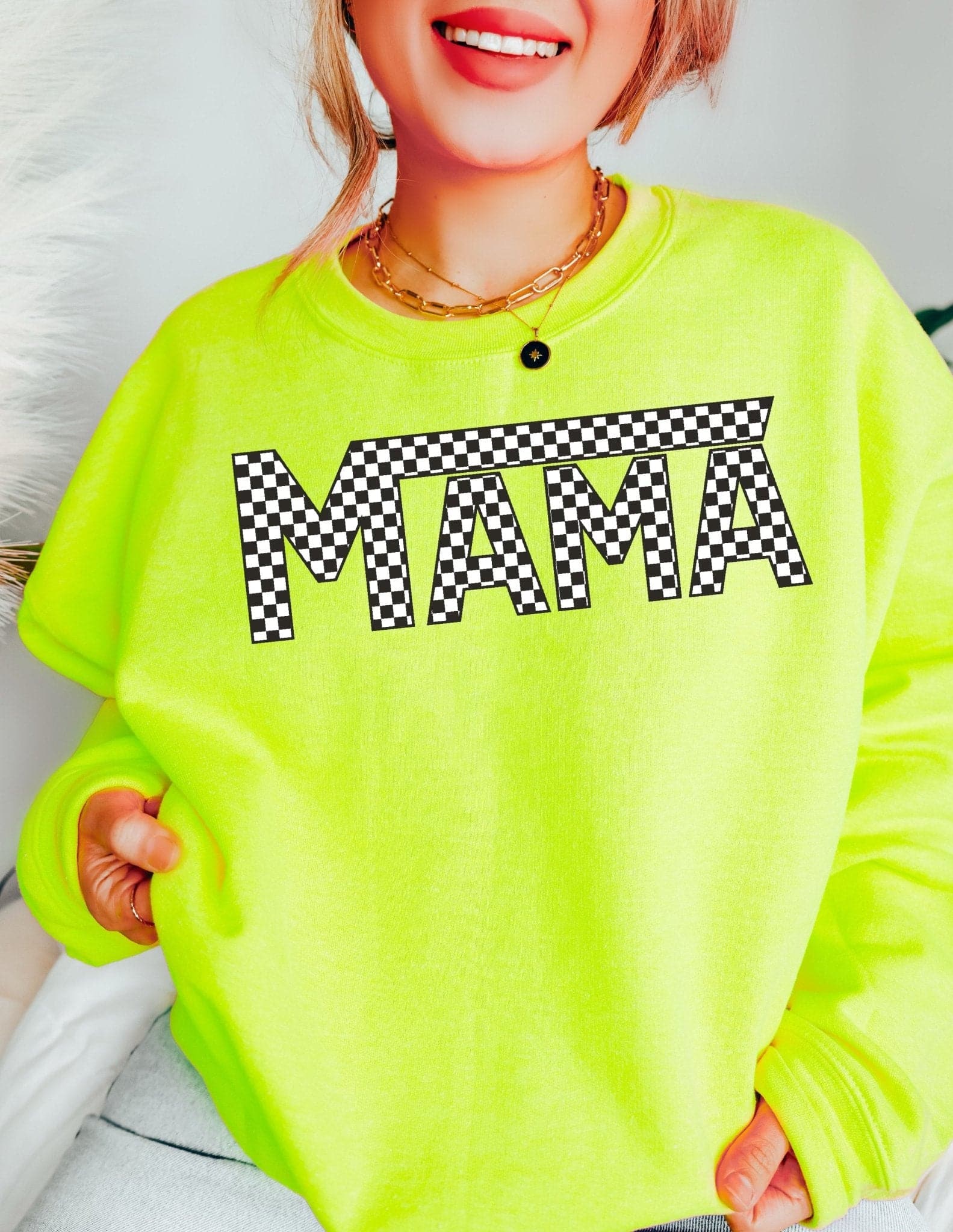 Green neon online sweatshirt